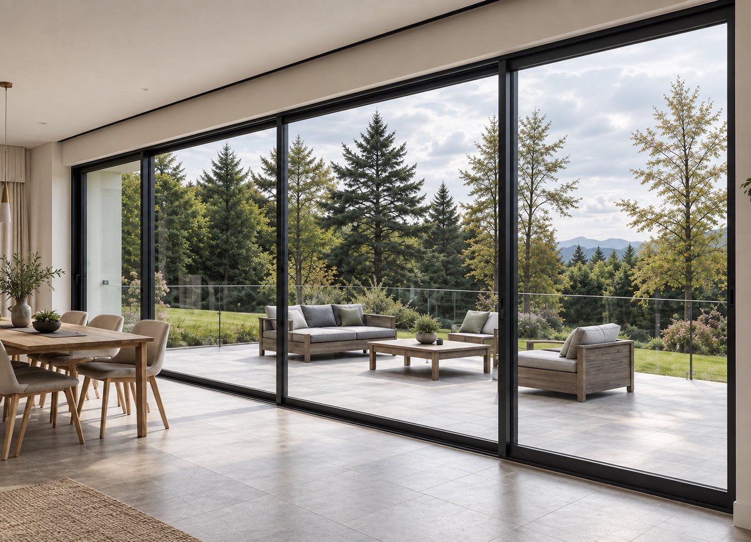 Baie vitrée aluminium