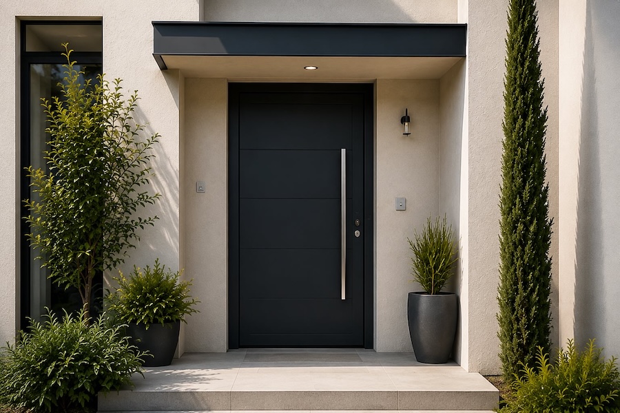 Porte d'entrée aluminium