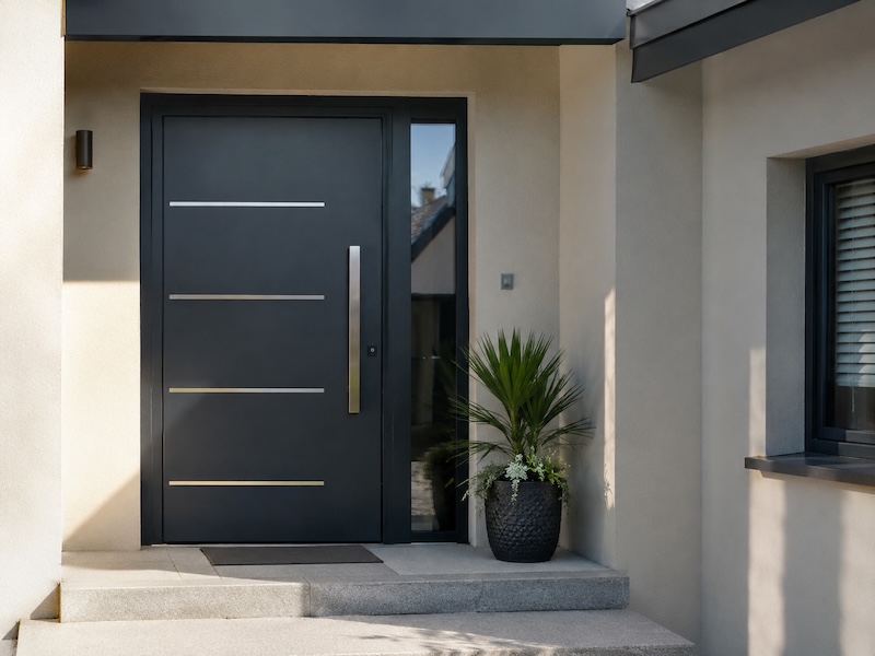Portes d'entrée aluminium